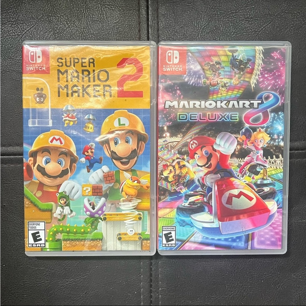 Nintendo Super Mario Maker 2 & Mario Kart 8 Deluxe Set